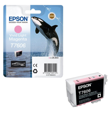 Druckerpatrone T7606 C13T76064N10 (T7606), vivid light magenta