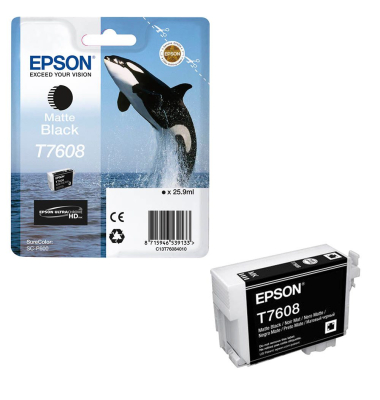 Druckerpatrone T7608 C13T76084N10, matt schwarz