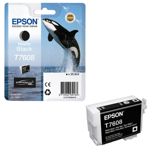 8715946733760 - T7608 - matte black - original - ink cartridge - Tintenpatrone Matt Schwarz