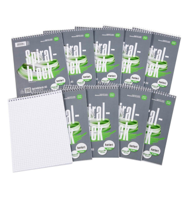 Notizblock 608541020, kariert, A5, 70g, 40 Blatt