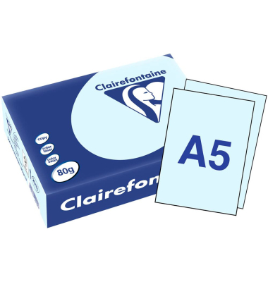 Kopierpapier Trophée 2913C hellblau A5 80g 