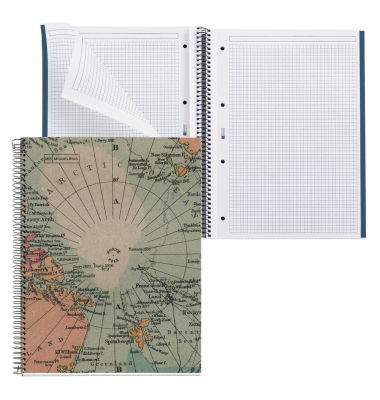Collegeblock A610499 Eco Desgin 1 / kariert, A4, 80g, 