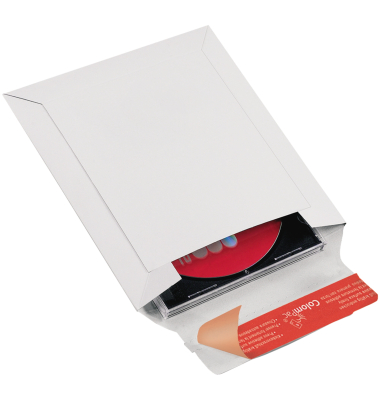 CD-Versandtasche Jewel-Case CP011.08 160x175mm ws