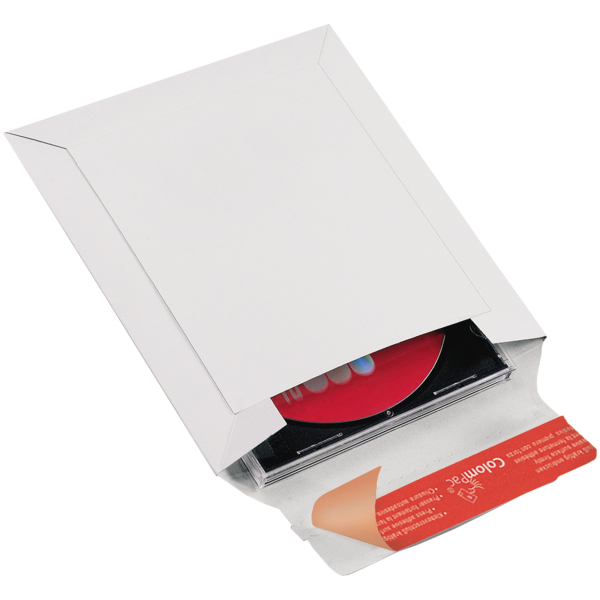 4033657110804 - Versandtaschen CP 01108 CD   DVD ohne Fenster haftklebend 23g weiß 4033657110804 ColomPac