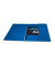 Eckspannmappe 55852E, A4 blau Karton 425g, mit 3 Einschlagklappen