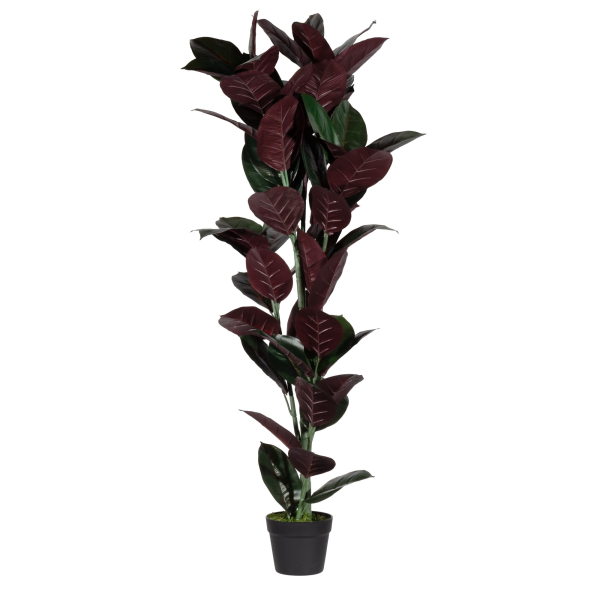 3660141963489 - Kunstpflanze meet® by Paperflow Feigenbaum inkl Kunststoff-Topf H 1200 mm Polyester Holz