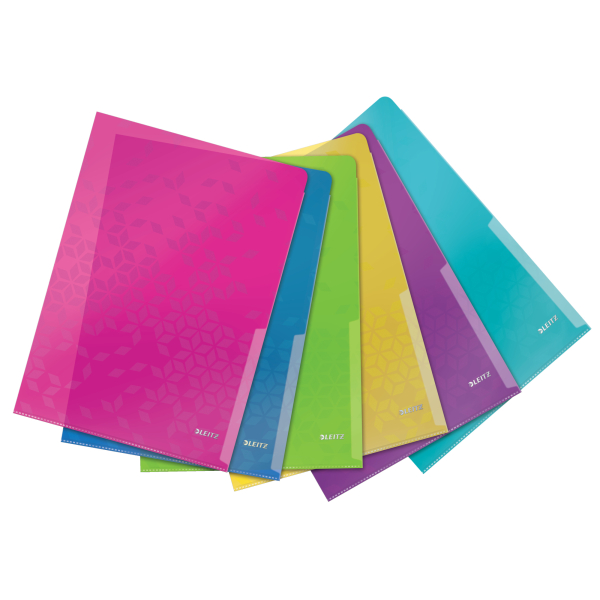 4002432577934 - WOW Ordnungsmappe DIN A4 Verschlussklappe PP (Polypropylen) Hoch 22 (B) x 01 (T) x 31 (H) cm Farbig Sortiert 6 Stück 4002432577934 - WOW Ordnungsmappe DIN A4 Verschlussklappe PP (Polypropylen) Hoch 22 (B) x 01 (T) x 31 (H) cm Farbig Sortiert 6 Stück