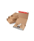Versandkarton für 1-5 CD 147x126x55 mm braun 1 Stück