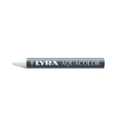 Wachsmalstifte AQUACOLOR, L5619001, wei&szlig;, rund, 1,2x7,9cm (&Oslash;xL)