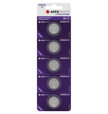 Knopfzellen Lithium Extreme, CR2032, 3 Volt