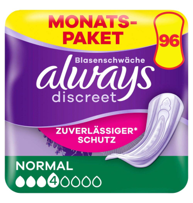 Slipeinlagen discreet Normal Größe 4