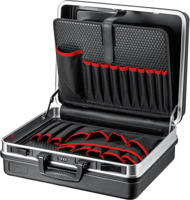 Werkzeugkoffer Basic 002105LE schwarz/rot 465x200x410mm leer