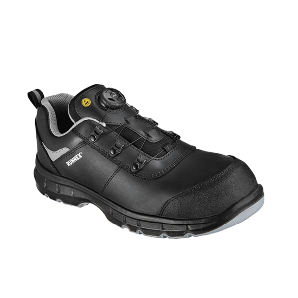 4062899105668 - Sicherheitsschuhe atop FlexStar S3S ESD Unisex schwarz grau Weite 11 Größe 42 4062899105668 Runnex