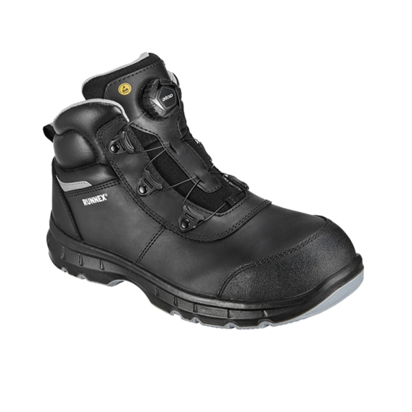 4062899106146 - Sicherheitsstiefel atop FlexStar S3S ESD Unisex schwarz grau Weite 11 Größe 44 4062899106146 Runnex