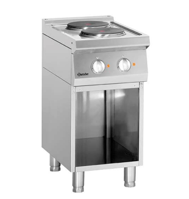 700, B400, 2PL, UO Elektroherd silber