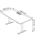 Schreibtisch Move Base plus, elektrisch höhenverstellbar, 73-123cm (H), 180x80cm (BxT), rechteckig, anthrazit / silber