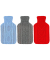 2 Liter Wärmflasche rot