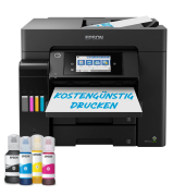 EcoTank ET-5855 4 in 1 Tintenstrahl-Multifunktionsdrucker schwarz