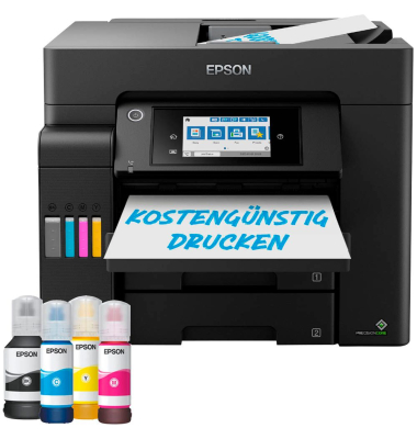 EcoTank ET-5805 4 in 1 Tintenstrahl-Multifunktionsdrucker schwarz