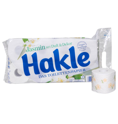 Toilettenpapier Jasmin, Jasmin, 18888, 3-lagig, weiß, 