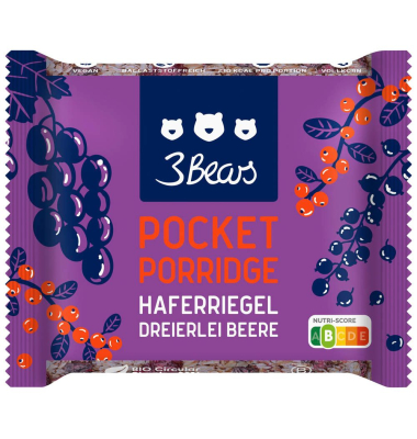 Haferriegel - Dreierlei Beere 1 Riegel