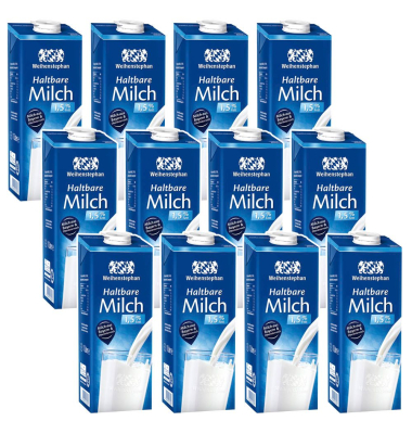 Milch 12 x 1,0 l
