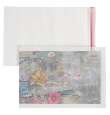 Versandtaschen ohne Fenster transparent