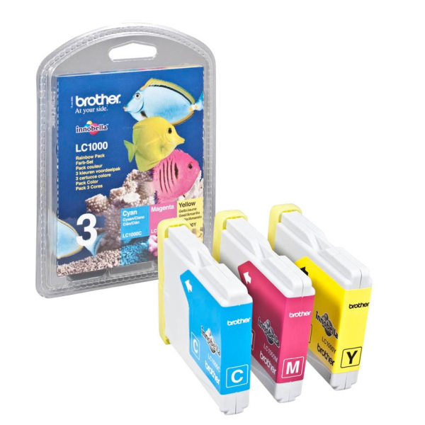 5014047560439 - LC-1000CMY cyan magenta gelb Druckerpatronen 3er-Set 5014047560439 3 Stück 5014047560439 - LC-1000CMY cyan magenta gelb Druckerpatronen 3er-Set 5014047560439 3 Stück