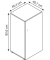 Spind Locked anthrazit 159252, 1 Schließfach 45,4 x 40,7 x 92,6 cm