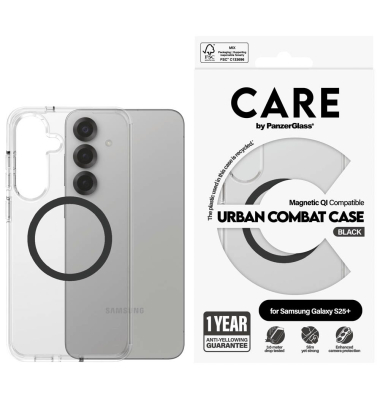 URBAN COMBAT Handy-Cover für SAMSUNG Galaxy S25+ transparent