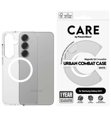 URBAN COMBAT Handy-Cover für SAMSUNG Galaxy S25+ transparent
