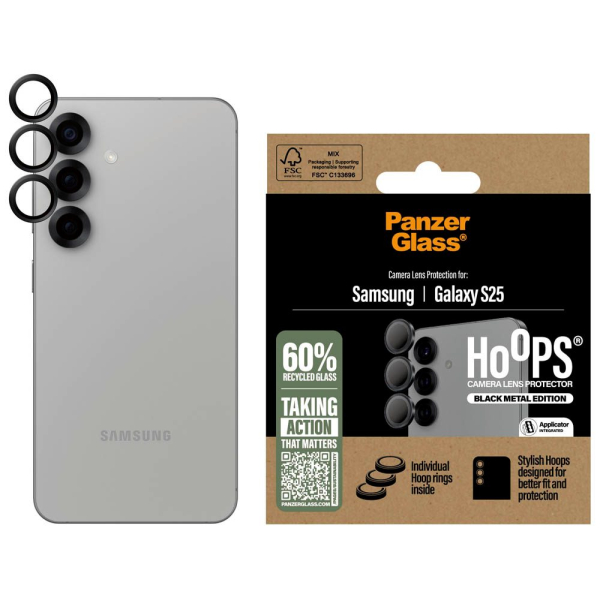 5715685017063 - Hoops Kamera-Schutzglas für Samsung Galaxy S25 5715685017063 PanzerGlass