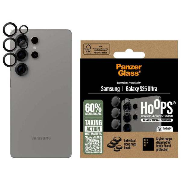 5715685017070 - Hoops Kamera-Schutzglas für Samsung Galaxy S25 Ultra 5715685017070 PanzerGlass