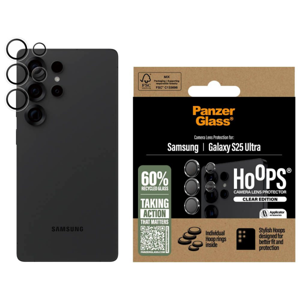 5715685017162 - Hoops Kamera-Schutzglas für Samsung Galaxy S25 Ultra 5715685017162 PanzerGlass