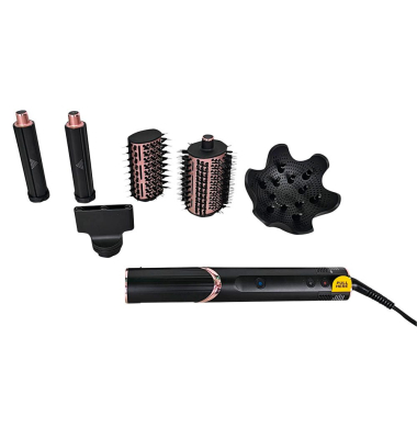 FlexStyle 5in1 Haarstyler - trockner schwarz rose 1.650 W  Set
