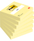 Haftnotizen 654-6, Notes 654, 76x76mm, gelb, quadratisch