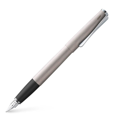 studio Patronenfüller silber brushed M (mittel)