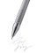 Kugelschreiber logo twin pen Multifunktionsstift silber, Schreibfarbe: schwarz