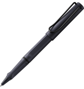 safari Tintenroller steel black, Schreibfarbe: blau