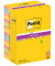 Haftnotizen 655-16SS-COL, Super Sticky Notes Carnival, 76x127mm, ultragelb/paradiseblau/limonengrün/powerpink/vitalorange, recht