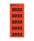 Inhaltsschilder 1425-00-25, 2025, rot, 60x25,5mm (BxH), 