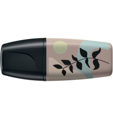 Textmarker STABILO BOSS MINI Naturevibes, 07/193-11, warmgrau, 2+5mm Keilspitze
