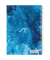 Notizbuch 46829, blau, A4, sortiert, 70g, 100 Blatt / 200 Seiten
