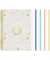 Notizbuch 46831, beige, A5, sortiert, 70g, 100 Blatt / 200 Seiten