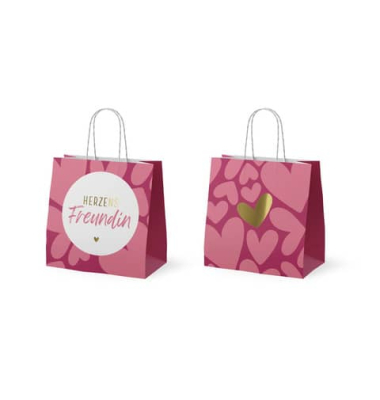 Geschenktragetasche Mini Herzensfreundin