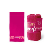 Badetuch Powerfrau pink