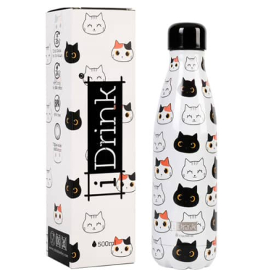 Thermosflasche Edelstahl Cats
