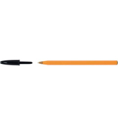 Kugelschreiber Orange F schwarz