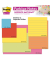Haftnotizen 622-12SS-COS, Super Sticky Notes Miami Collection, 48x48mm, farbig sortiert (t&uuml;rkis/gr&uuml;n/pink), quadratisch
