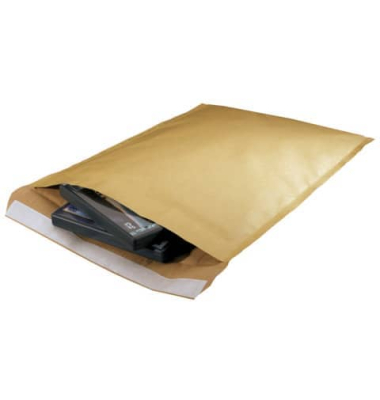 Papierpolstertasche G braun
